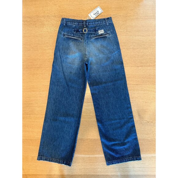 NWT Hey Gang Buckle Back Trouser in Denim - Picture 5 of 7